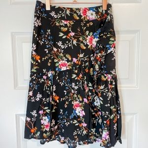 Target knee length floral skirt - XS
